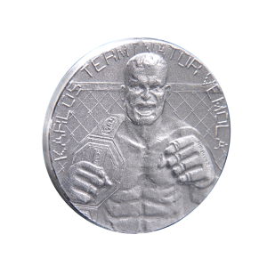 Stříbrná medaile 23 mm (patina) Karlos Terminátor Vémola