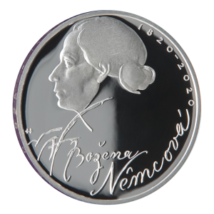 Stříbrná mince 200 Kč 2020 Božena Němcová