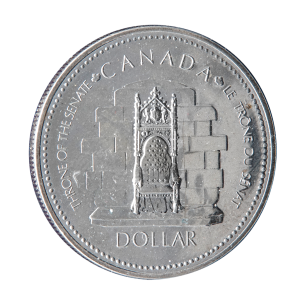 Kanada,  1 dollar 1977,  výročí vlády královny
